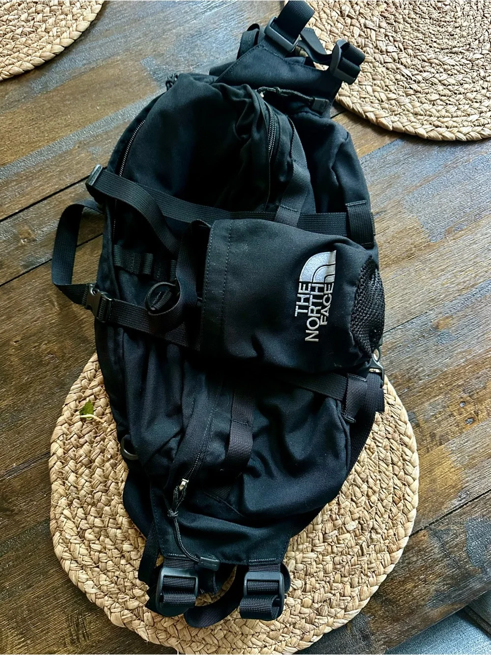 The North Face Black Belt Pack with Logo